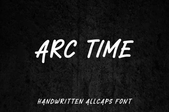 Arc Time: A Minimalist Script Font for Digital Design