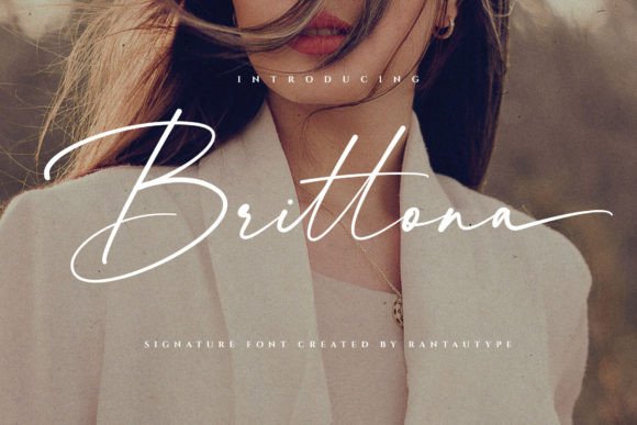 Brittona: The Romantic Handwritten Font for Crafters