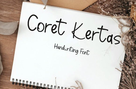 Coret Kertas: A Handwritten Font Built for Modern Web Design