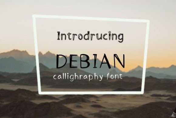 Debian Font: A Handwritten Touch for Your Crafted Products