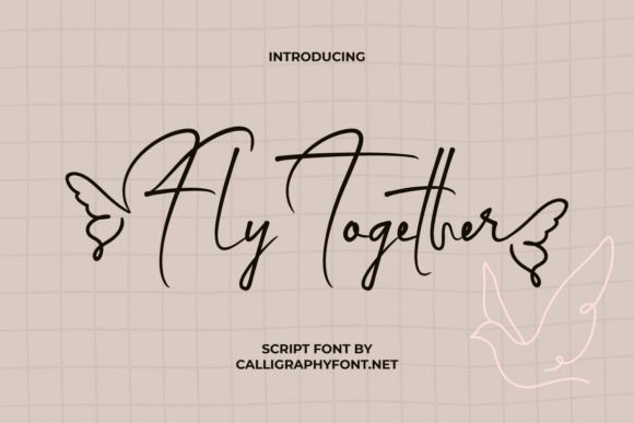 Fly Together: A Designer's Review of a Distinctive Script Font