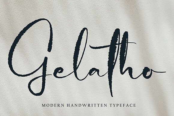 Gelatho: A Script Font That Earns Its Place