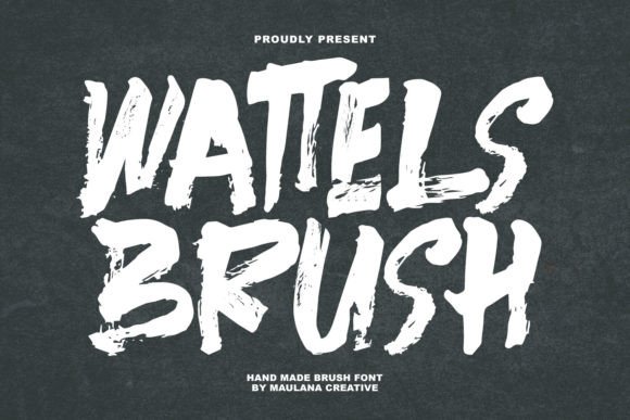 How Wattels Brush Font Brings Authenticity to Campaign Design