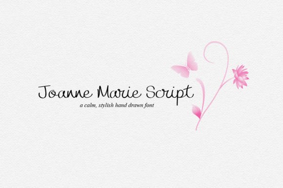 Joanne Marie: An Elegant Script Font for Brand Personality
