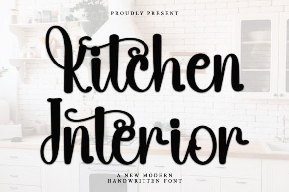 Kitchen Interior Font Review for Brand Identity Projects