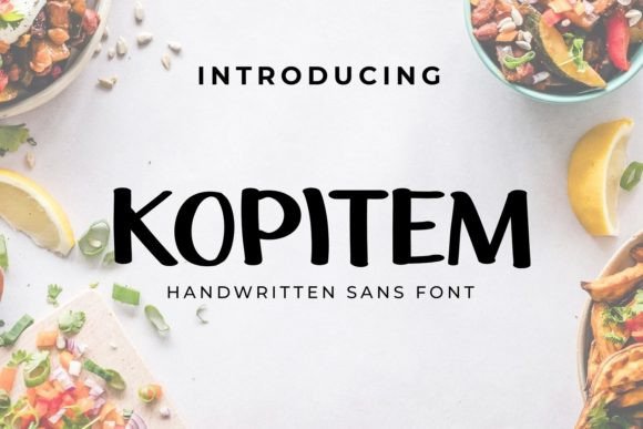 Kopitem: A Friendly Handwritten Font for Branding Your Business