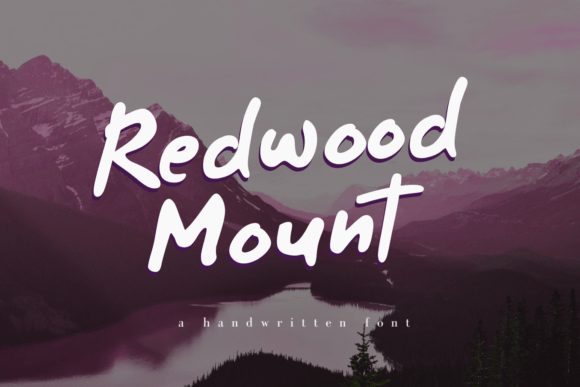 Redwood Mount: A Handwritten Font for Authentic Digital Branding