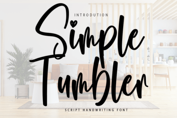 Simple Tumbler: A Font Designed for Editorial Elegance