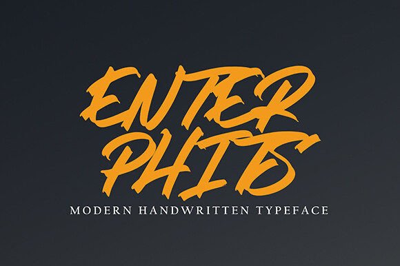 The Editorial Charm of Enter Phits Font