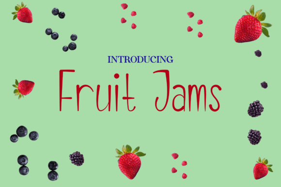 The Fruit Jams Font: A Playful Typeface for Editorial Personality