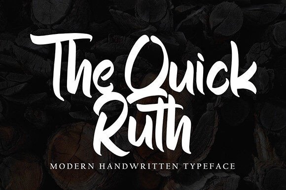 The Quick Ruth: A Magical Script Font for Digital Designers