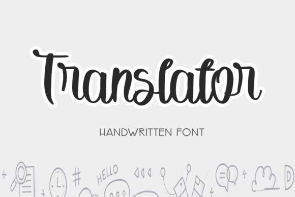 Translator: A Modern Handwritten Font for Editorial Mood and Readability