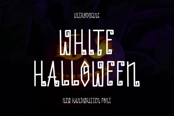 White Halloween Font: Adding Eerie Charm to Digital Designs